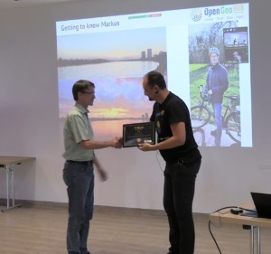 Life Achievement Award 2022 ceremony award handover Tom and Markus