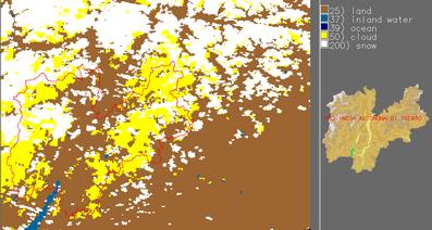 MODIS snow cover 1km 8Aug2002